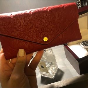 Louis Vuitton Red Wallet